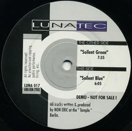 Dee Rex - Soilent Green / Soilent Blue