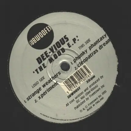 Dee Vious - The Mood E.P.
