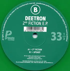 Deetron - 2nd Fiction E.P.