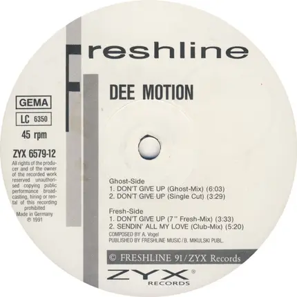 Dee Motion - Don't Give Up