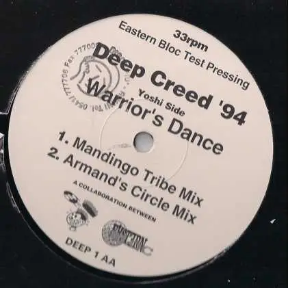 Deep Creed - Can U Feel It / Warrior's Dance (Test Press)