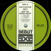 12inch Vinyl Single - Deep In Rhythm Featuring Ezee P - Keep The Crowd Movin'