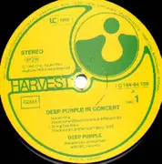 Double LP - Deep Purple - Deep Purple In Concert - green lettering on labels