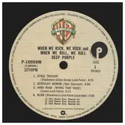 LP - Deep Purple - When We Rock, We Rock And When We Roll, We Roll - OBI, insert