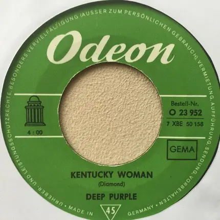 Deep Purple - Kentucky Woman/Hard Road