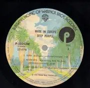 LP - Deep Purple - Made In Europe