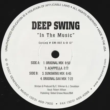 Deep Swing - In the Music