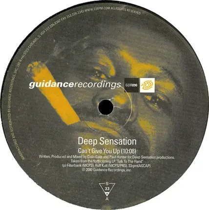 Deep Sensation - Can't Give You Up