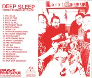 CD - Deep Sleep - Three Things At Once