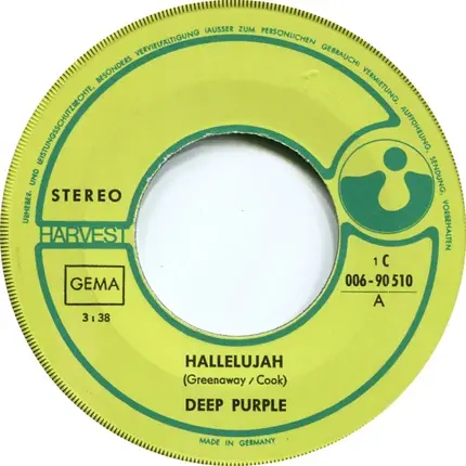 Deep Purple - Hallelujah