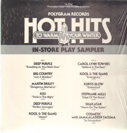 Deep Purple, Kiss, Kool & The Gang - Hot Hits To Warm Your Winter