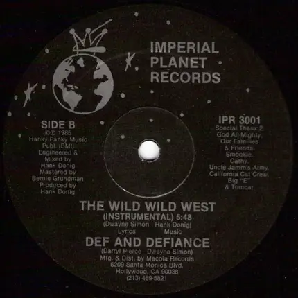 Def & Defiance - The Wild Wild West