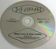 CD Single - Def Leppard - When Love & Hate Collide
