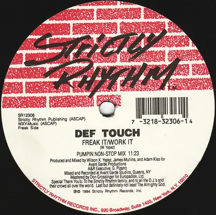 Def Touch - Freak It / Work It