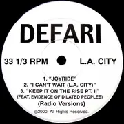 12inch Vinyl Single - Defari - Joyride / I Can't Wait / Keep It On The Rise Pt. II