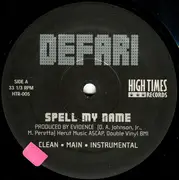 12inch Vinyl Single - Defari - Spell My Name / Slumpy