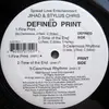 12inch Vinyl Single - Defined Print - Fine Print / Time Of The End / Cavernous Rhythms