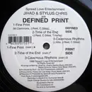 12inch Vinyl Single - Defined Print - Fine Print / Time Of The End / Cavernous Rhythms