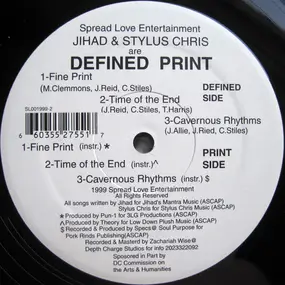 Defined Print - Fine Print / Time Of The End / Cavernous Rhythms