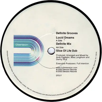 Definite Grooves - LUCID DREAMS