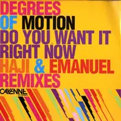 degrees of motion - Do You Want It Right Now (Haji & Emanuel Remixes)