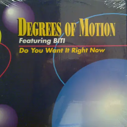 Degrees Of Motion Featuring Biti - Do You Want It Right Now