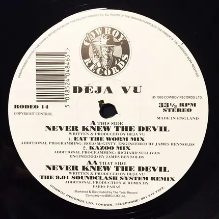 Deja Vu - Never Knew The Devil