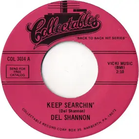 Del Shannon - Keep Searchin' / Stranger In Town