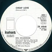 7inch Vinyl Single - Del Shannon - Cheap Love