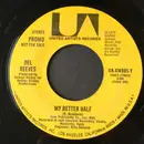 7inch Vinyl Single - Del Reeves - My Better Half