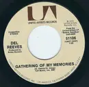 7inch Vinyl Single - Del Reeves - Gathering Of My Memories / Trucker's Paradise