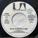 7inch Vinyl Single - Del Reeves - Puttin' In Overtime At Home