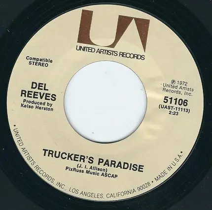 Del Reeves - Gathering Of My Memories / Trucker's Paradise