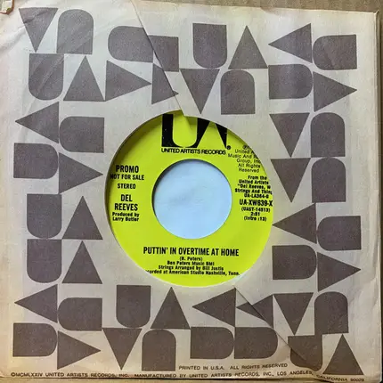 Del Reeves - Puttin' In Overtime At Home