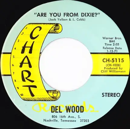 Del Wood - Are You From Dixie?