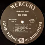 LP - Del Wood - Piano Roll Blues - Mono