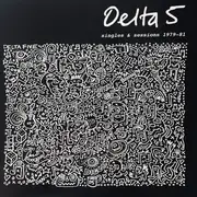 LP - Delta 5 - Singles & Sessions 1979 - 81 - Sea Glass Transparent, +Insert