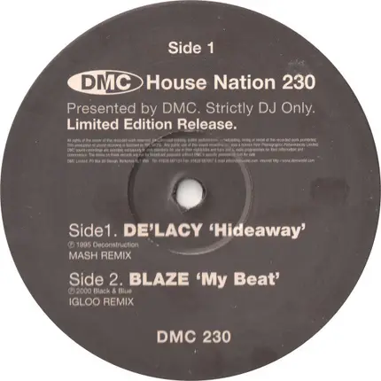 De'Lacy / Blaze - House Nation 230