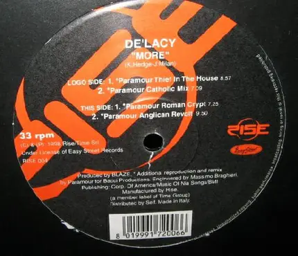 De'Lacy - More