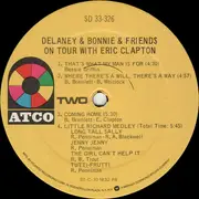 LP - Delaney & Bonnie & Friends With Eric Clapton - On Tour