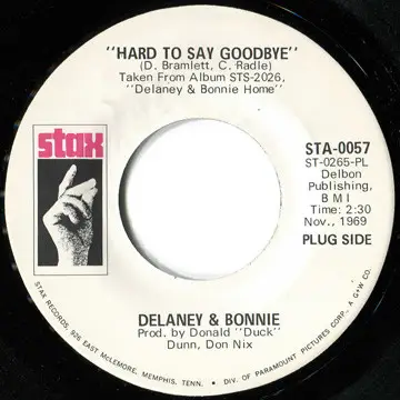 Delaney & Bonnie - Hard To Say Goodbye
