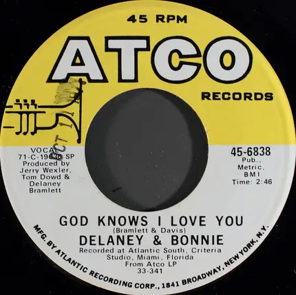 Delaney & Bonnie - Only You Know And I Know