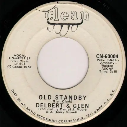 Delbert & Glen - Everyday's A Holiday / Old Standby