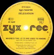 12'' - Delegation - Where's The Love (We Used To Know)