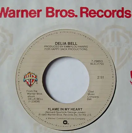 Delia Bell - Flame In My Heart / Good Lord A'Mighty