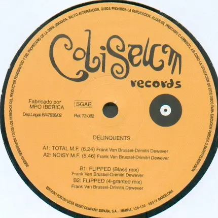 Delinquents - M.F. EP