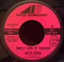 7inch Vinyl Single - Della Reese With The Voices Of Freedom - Simple Song Of Freedom