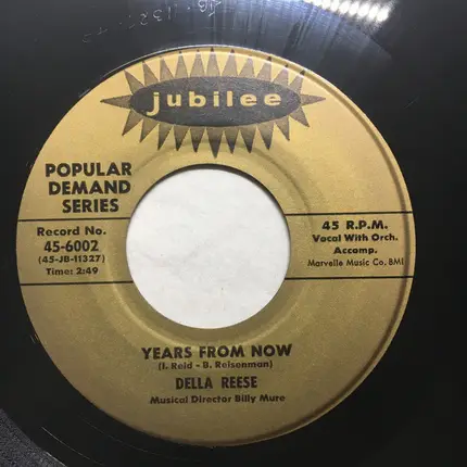 Della Reese - In The Still Of The Night / Years From Now