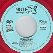7'' - Depeche Mode - Stripped / But Not Tonight - red vinyl
