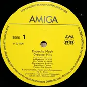 LP - Depeche Mode - Greatest Hits - yellow labels